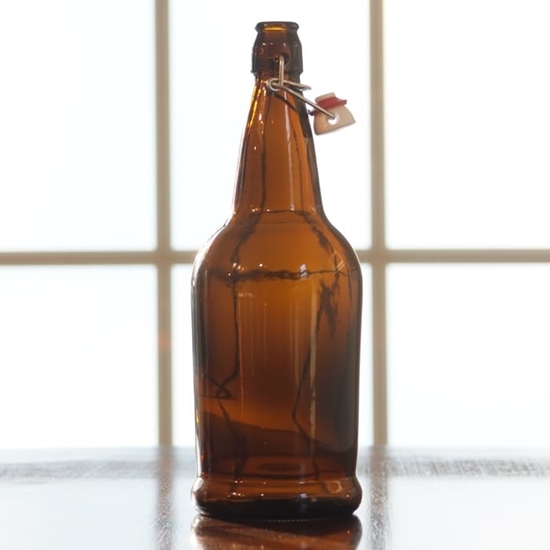 Picture of 1 L Amber Ez-Cap Bottle