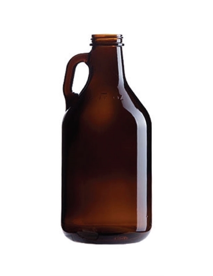 Picture of 32 oz Amber Growler 38mm Finish 12/case