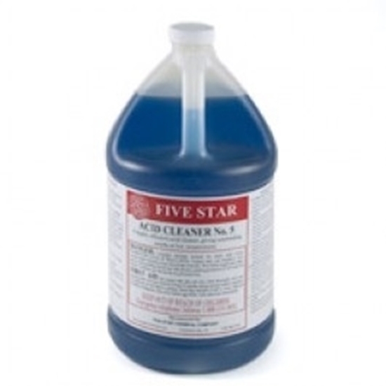 five star acid cleaner   gal case of