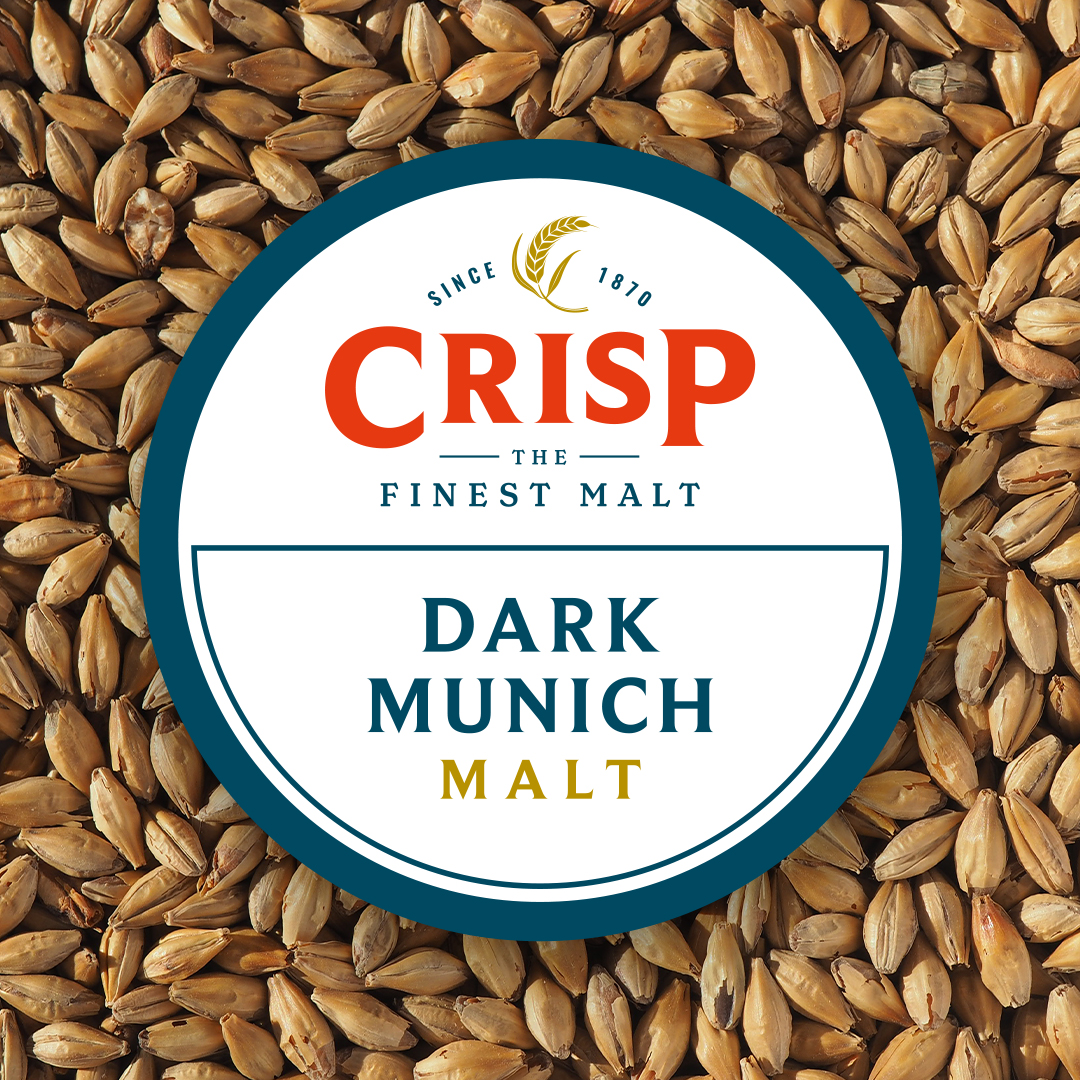 Clear Dark Munich Malt | A brewers specialty malt for red beers using British grains malted by Crisp Malt.