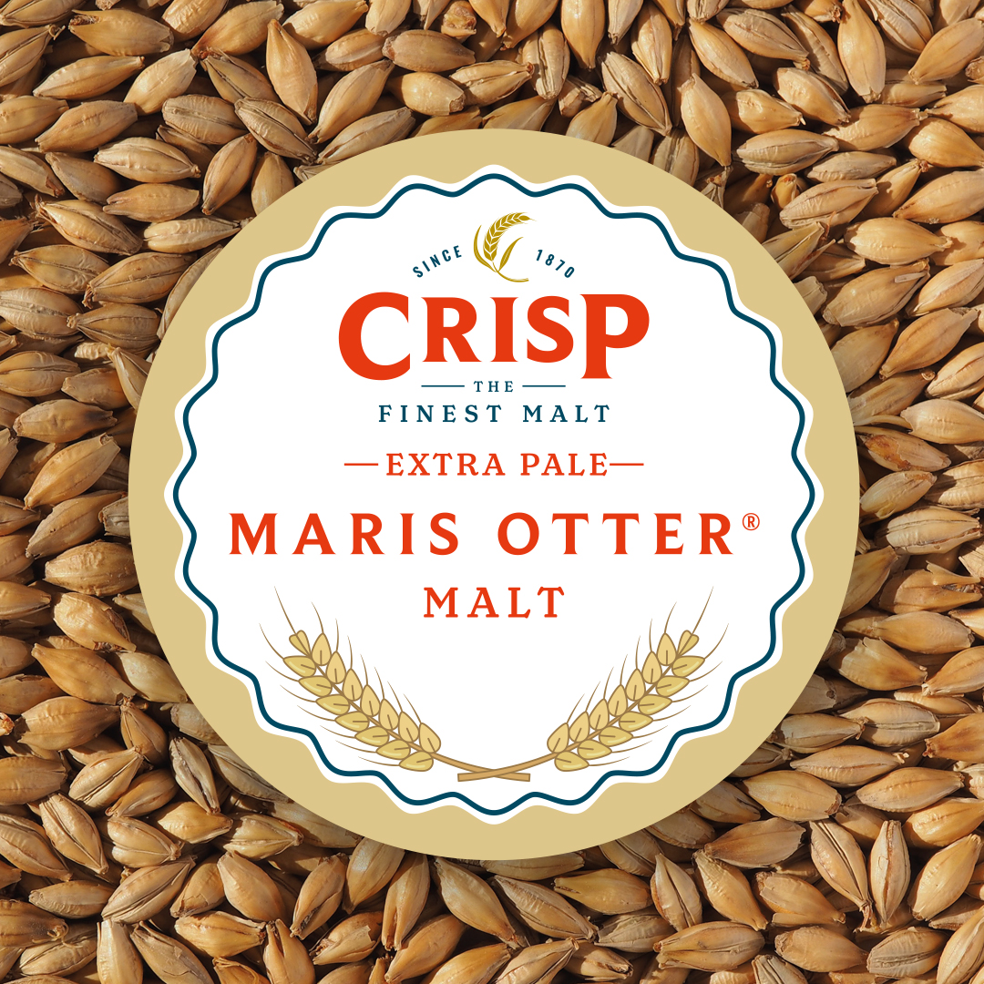 Crisp Extra Pale Maris Otter® Malt | A brewers base malt with low color, grains malted by Crisp Malt.
