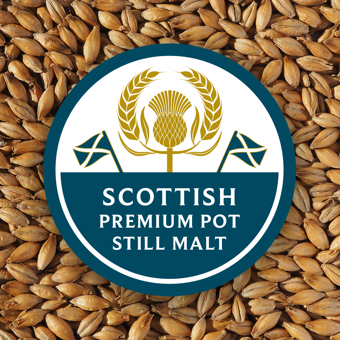Scottish Premium Pot Still Malt | A neutral distillers malt using British grains malted by Crisp Malt.