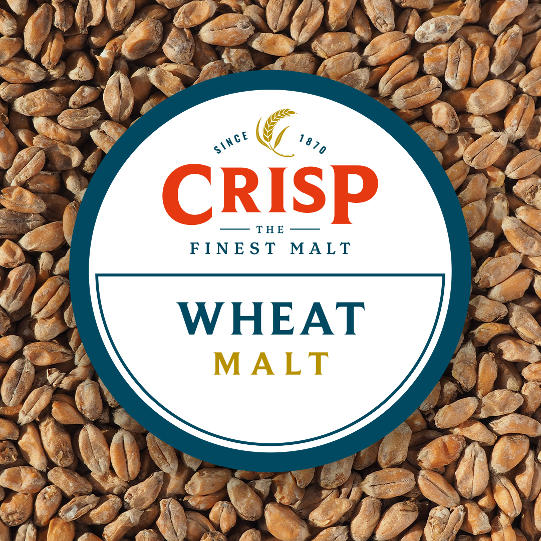Wheat Malt | A brewers speciality malt for all beers to improve mouthfeel and head formation, malted by Crisp Malt.